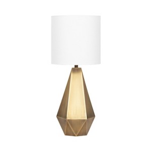 Kate and Laurel Marcedes Modern Metal Bedside Table Lamp - 1 of 4