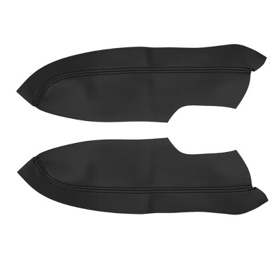 Unique Bargains Synthetic Leather Car Front Door Panels Armrest Cover for 2006-2011 Honda Civic Sedan Black 1 Pair