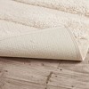 Kumasinova Tufted Pearl Channel Bathroom Rugs, Washable Rug, High-Low Stripe Bath Rug, Non-Skid Door Mat, Area Rug, Oeko-Tex Certified - 2 of 4