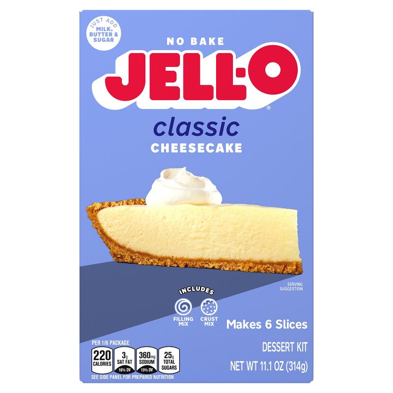 Jell-O No Bake Real Cheesecake Dessert - 11.1oz, 6 of 12