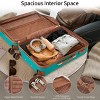 4 Piece Luggage Set Suitcase Set, ABS Hard Shell Lightweight Expandable Travel Luggage with 4 Packing Cubes, TSA Lock, Spinner Wheels for Men Women - 2 of 4
