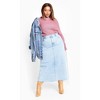 Women's Plus Size Angel Sleeve Sweater - musk | CITY CHIC - 2 of 4