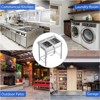 36"/41L Stainless Steel Utility Sink with 2 Compartments, NSF Commercial Double Bowl Sink for Garage, Restaurant, Laundry - 3 of 4