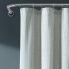Vintage Stripe Yarn Dyed Cotton Shower Curtain Denim - Lush Décor - 3 of 4