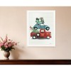 HomeRoots Holiday Travels White Framed Print Wall Art - 2 of 4