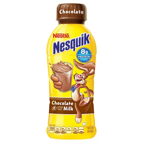 Nesquik Low Fat Chocolate Milk - 14 Fl Oz : Target