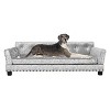 L/XL High-end Soft Velvet Pet Dog Sofa Bed Jumbo Dog Lounger Memory Foam Mattress for Comfort Sleep & Joint Support - 2 of 4