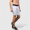 Anna-Kaci Active Men's Padded Compression Cycling Shorts with Wide Waistband and Mid-Thigh Length - 3 of 4