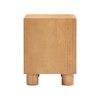 TOV Furniture Miles Natural Rubberwood Nightstand - 4 of 4