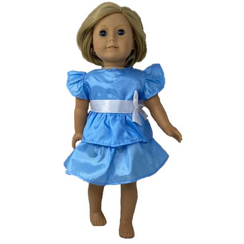 Doll Clothes Superstore Sweet Ruffles Dress Fits 18 Inch Girl Like Our Generation American Girl My Life Dolls, 4 of 7