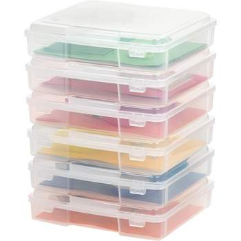 IRIS 12 in. x 12 in. Portable Project Case in Clear 150780 - The Home Depot