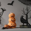 Ceramic Textured Tombstone Decorative Sculpture - Hyde and EEK! Boutique™ Black - 2 of 3