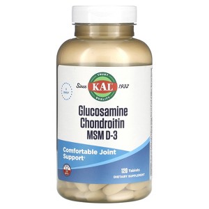 KAL Glocosamine Chondroitin MSM D-3, 120 tablets - 1 of 2