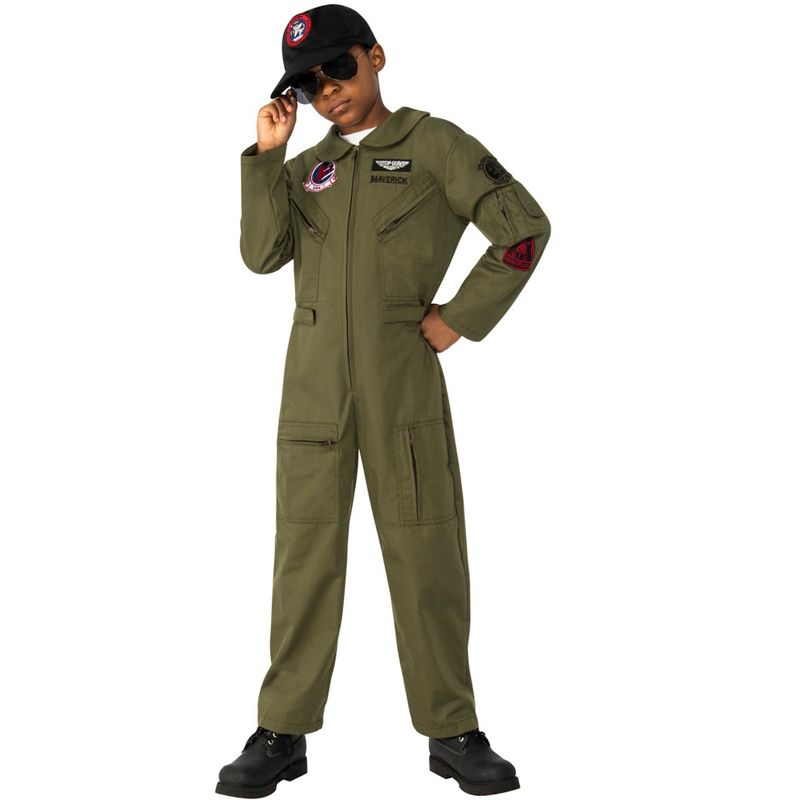 Rubies Top Gun Maverick Movie: Top Gun Deluxe Child Costume, 1 of 5