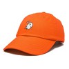 Dalix Heartly Ghost Embroidered Mens Womens Cotton Dad Hat Baseball Cap Adjustable - 4 of 4