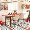 Christmas Area Rug, Washable Snowflake Holiday Accent Rug, Non Slip Low Pile Decorative Boho Carpet for Home - 2 of 4