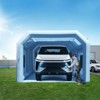 VEVOR Portable Inflatable Paint Booth, Dimensions 32.8 x 21 x 14.8 ft, Equipped with 1100W and 750W Powerful Blowers and Air Filtration System,Blue - 2 of 4