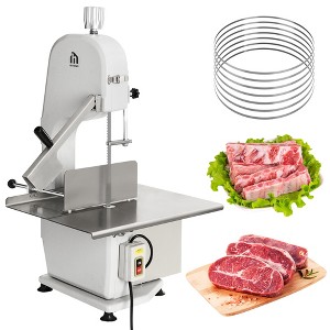 Heynemo 1500W Electric Meat Bandsaw, Bone Sawing Machine 0.16-7.9 Inch Cutting Thickness, Frozen Meat Cutting Bandsaw with 5 Saw Blades for Beef Pork - 1 of 4