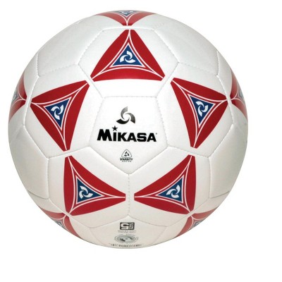 Mikasa No 5 Deluxe Cushioned Soccer Ball, Red/White/Blue