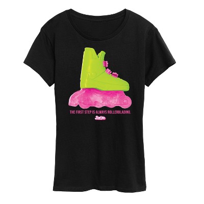 Women's - Barbie - Rollerblading Barbie the Movie Short Sleeve Graphic T-Shirt