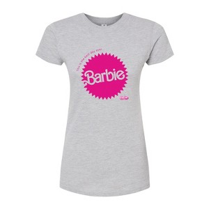 Women's - Barbie - Mattel Barbie Burst Fitted Graphic T-Shirt - 1 of 3