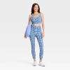 Women's Floral Print Piped Longline Sports Bra - JoyLab™ - 3 of 3
