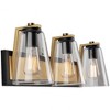 Artcraft Lighting Treviso 3 - Light Vanity in  Black/Brass - 2 of 4