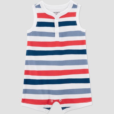 Carter's Just One You® Baby Boys' Striped Romper