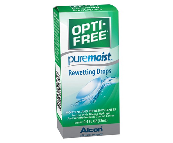 Opti-Free Pure Moist Rewetting Drops - 0.4 fl oz