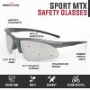 Bison Life Sport MTX Mirror Lens Safety Glasses, ANSI Z87+ High Impact UV Lens -  1 Pack - 2 of 4