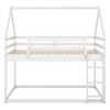 NicBex Twin over Twin Bunk Bed with Guardrail,House-Shaped Loft Bed with Built-in Ladder,Modern Bunk Beds,Noise Reduced Bunk Beds for Bedroom - 4 of 4