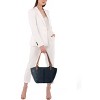 The Sak Women's Bolinas Leather Satchel, Indigo, One Size US - 4 of 4