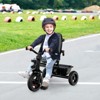 Infans 4-in-1 Baby Tricycle Toddler Trike w/ Convertible Seat Blue - 3 of 4