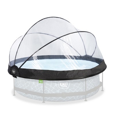 EXIT Toys Round Multifunctional Cover Dome Enclosure for Outdoor Pools