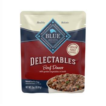 Blue Buffalo Delectable Single Wet Dog Food with Beef Flavor - 3oz