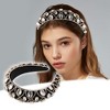 Unique Bargains Women's Bling Rhinestone Faux Crystal Padded Headband 1.57 Inch Wide 1 Pc - 2 of 4