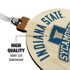 Indiana State University Sycamores Wood Christmas Tree Holiday Ornament - 3 of 4