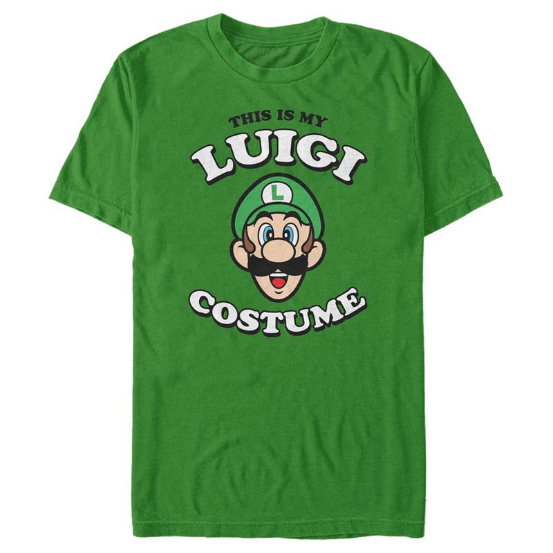 Men's Nintendo This is my Luigi Costume T-Shirt, 1 of 6