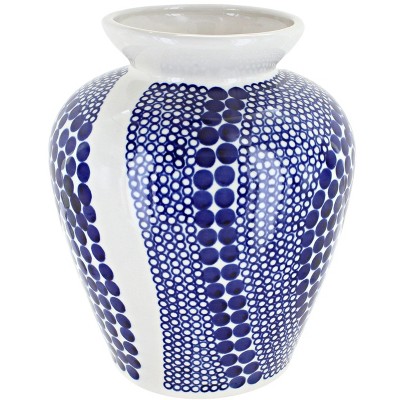 Blue Rose Polish Pottery 790 Zaklady Medium Vase