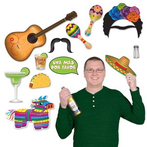 Beistle Fiesta Photo Fun Signs, 3"-17¾", (26/Pkg) Multicolored - 1 of 2