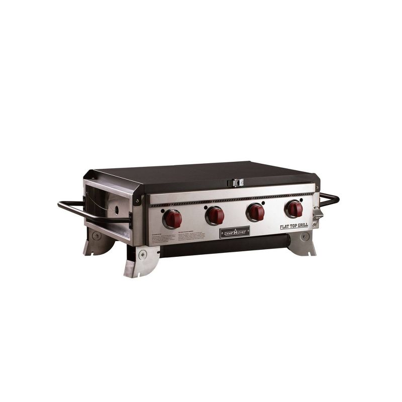 Camp Chef Portable 4 burner Flat Top Gas Grill FTG600P, 3 of 17
