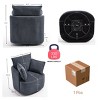 Modern Swivel Accent Chair with 360 Degree Rotation Upholstered Barrel Design for Living Room or Bedroom–Maison Boucle - 4 of 4