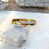 Adornia Tarnish Resistant 18k Gold Plated Chunky Nail Bangle - 3 of 4