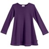 City Threads Long Sleeve Soft 100% Cotton Baby Rib Long Sleeve Dress - USA-Made for Girls/Baby/Toddler - 3 of 4