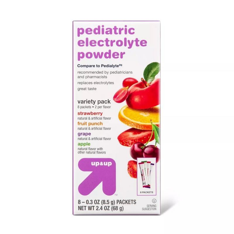 Pediatric Electrolyte Powder Variety Pack - 0.3oz/8pk - up &#38; up&#8482;, 1 of 8