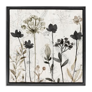 Stupell Industries Abstract Overlapping Flower Sprigs, 25" x 25" - 1 of 4