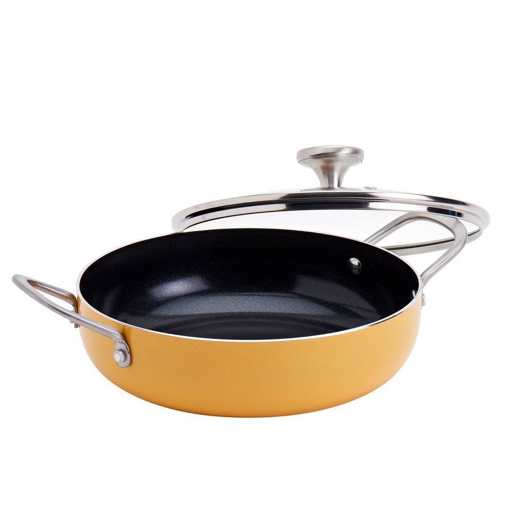 Infuse 3qt Nonstick Aluminum Caldero Yellow