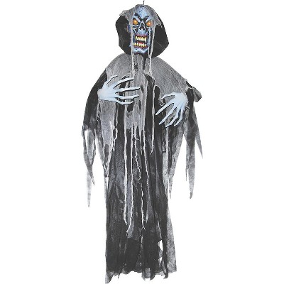 Sunstar Ghoul Light-Up Hanging Halloween Decoration - 72 in x 60 in - Gray