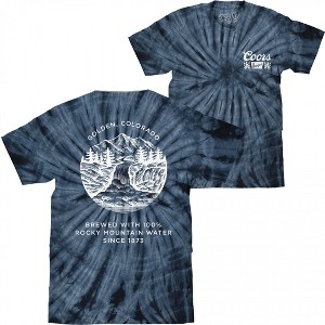 Mens Coors Banquet Scenic Golden Colorado Front and Back T-Shirt - 1 of 4