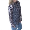 Women's Leopard & Striped Double Hoodie - Shirley Stone - 2 of 3
